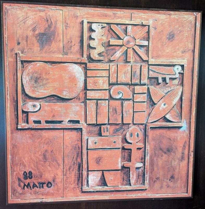 Reproducción de obra de Francisco Matto: Constructivo en cruz, 1988 - imagen 5