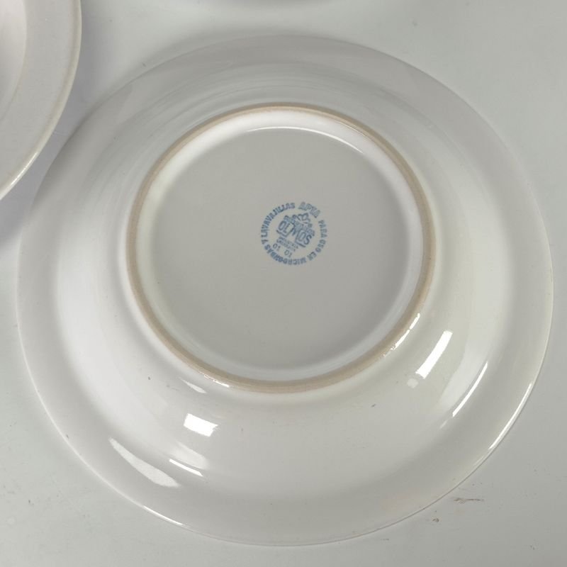 Platos de porcelana Olmos con logo de La Casa Violeta - imagen 3