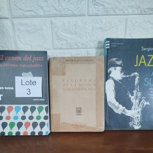 Lote anterior: Trilogía de Libros sobre Jazz: El Canon del Jazz, Panorama de la Música y Jazz al Sur