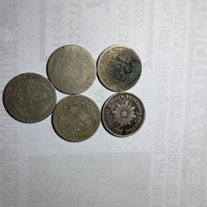 Lote siguiente: Monedas de 5 Centésimos de Uruguay (1901, 1924)