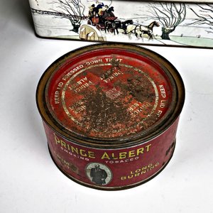 Arcón de Madera y Latas de Colección con Escenas Invernales - imagen 4