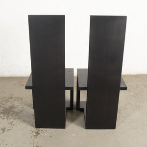 Par de Sitiales Negros Modernos - imagen 3