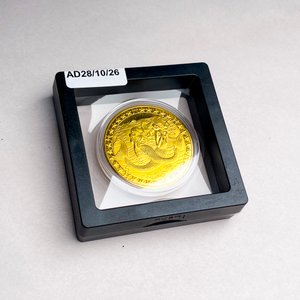 Lote siguiente: Moneda Coleccionable Piscis Zodiacal Dorada con Estuche