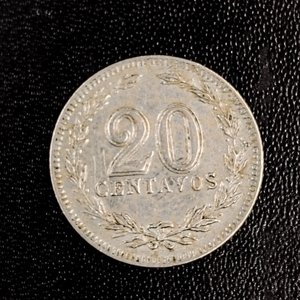 Lote anterior: Moneda Argentina 20 Centavos Año 1906 de Níquel