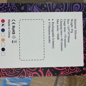Juguete Sexual Vibrador Recargable Rosa en Caja - imagen 3