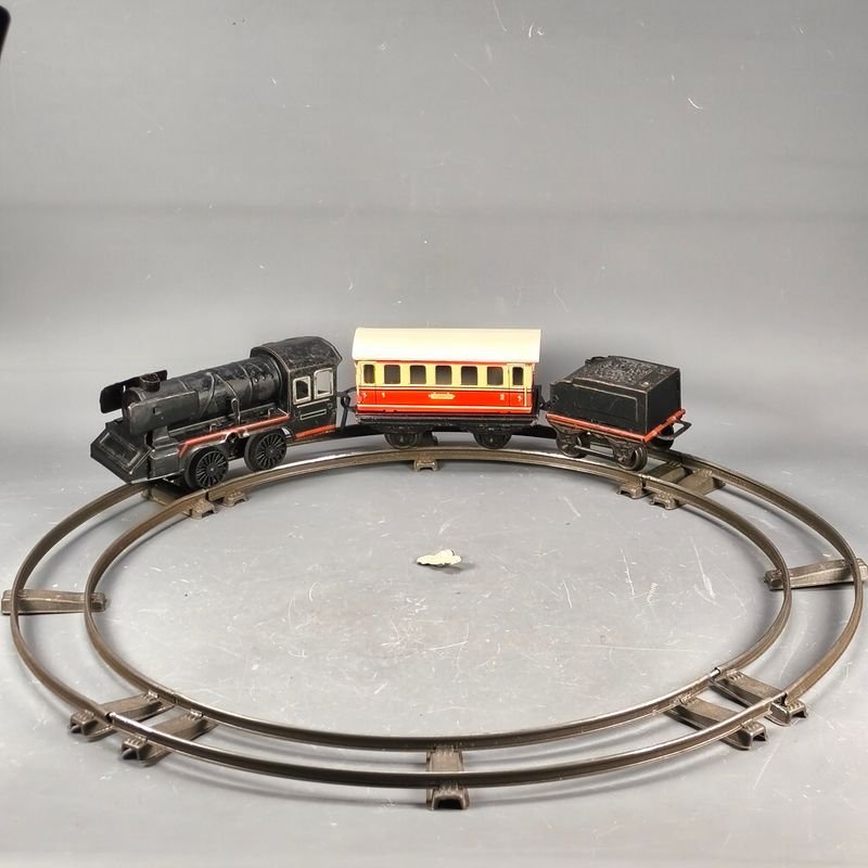 Colección de trenes de juguete vintage con mecanismo de cuerda - imagen 5