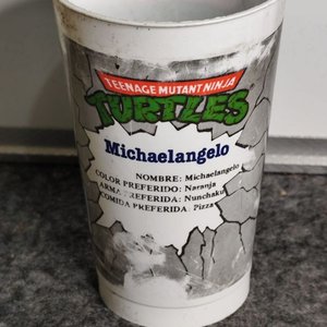Vaso Coleccionable Tortugas Ninja Pepsi Años 90 - imagen 4