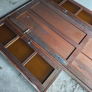 Zaguan de Madera con Ventanas Laterales - Cedro - imagen 2