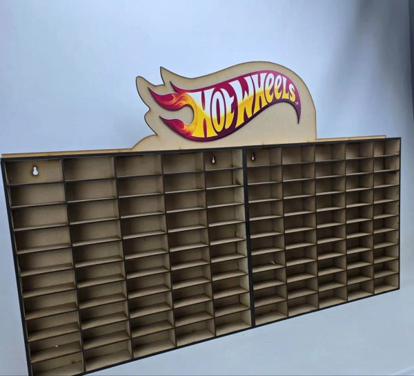Repisa Exhibidora para 100 Autos Hot Wheels - imagen 1
