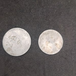 Lote de 2 Fichas de Estancia Uruguayas con Marca de Ganado, Valores 1 y 25 - imagen 4