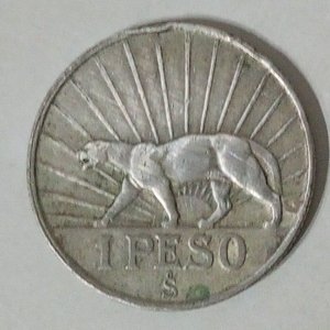 Lote anterior: Moneda de Plata Uruguaya 1 Peso 1942 "Puma" - Artigas