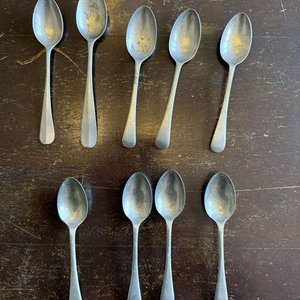 Conjunto de 8 Cucharas de Mesa Alpaca Berndorf - imagen 2