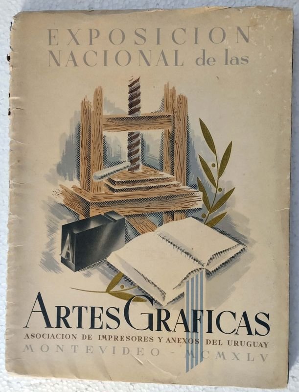 Colección de arte gráfico de la Exposición Nacional de las Artes Gráficas de Uruguay 1945 - imagen 1