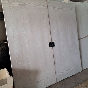 Lote siguiente: Puerta Corrediza Doble Laminada Roble Blanco 210x213cm