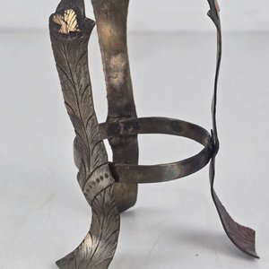 Porta Mate de Platería Criolla con Detalles Grabados - imagen 2