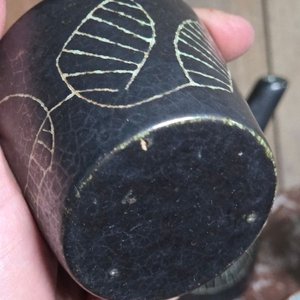 Juego de Café de Cerámica "Ohannes Ounanian" Firmado - imagen 4