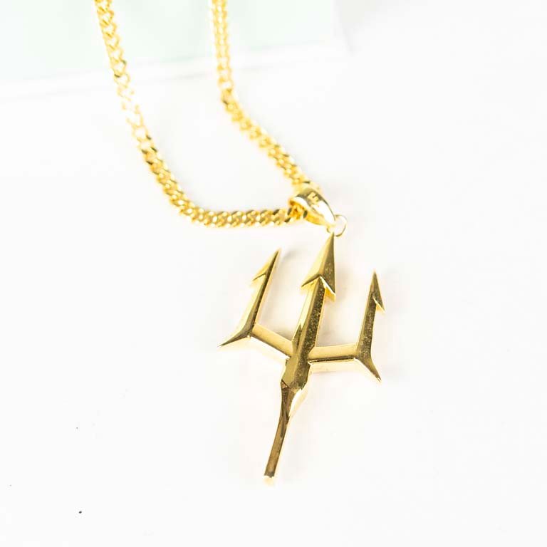 Collar de oro con dije fantasía - imagen 2