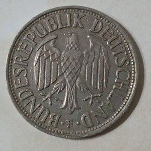 Moneda 1 Deutsche Mark 1966 República Federal de Alemania - imagen 2