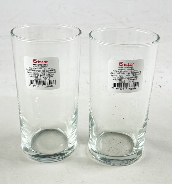 Set de 24 Vasos Altos Cristalinos Cristar - imagen 1