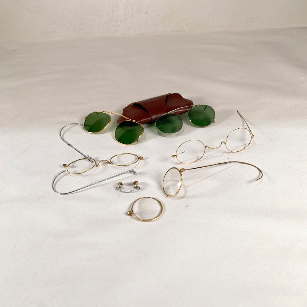 Lote de Armazones, Lentes y Estuches Vintage