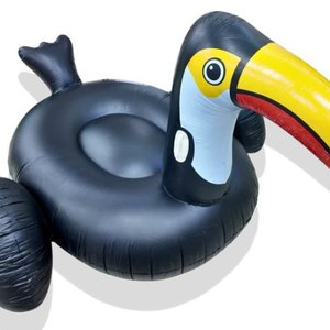 Inflable Grande de Piscina o Playa Modelo Tucán Negro - imagen 2