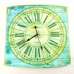 Lote anterior: Reloj de Pared Cuadrado de Vidrio con Diseño Rústico "Chauvin Paris"