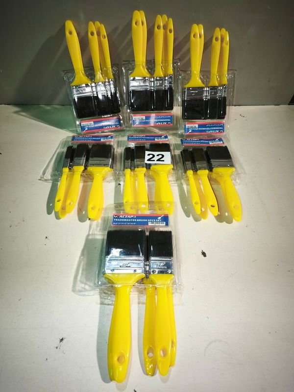 Set de 6 Pinceles Amarillos Marca ACTAPE - imagen 1