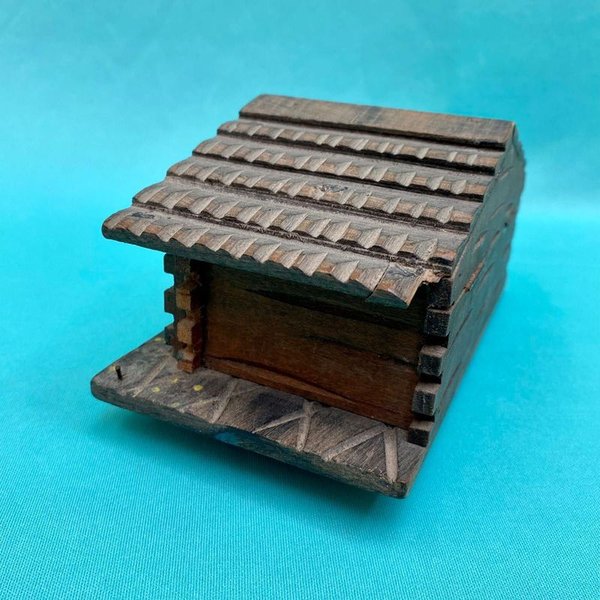 Antigua caja musical de madera suiza Thorens - imagen 5
