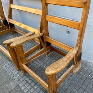 Juego de Living Madera Paraíso: Sofá 2 Cuerpos Desarmado y 2 Sillones Individuales - imagen 5