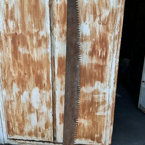 Gran trozador para 2 mangos de 1,77 m de largo, dientes impecables - imagen 3