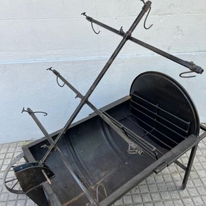 Parrillero Carro con Quemador y Cruz Regulable - imagen 6