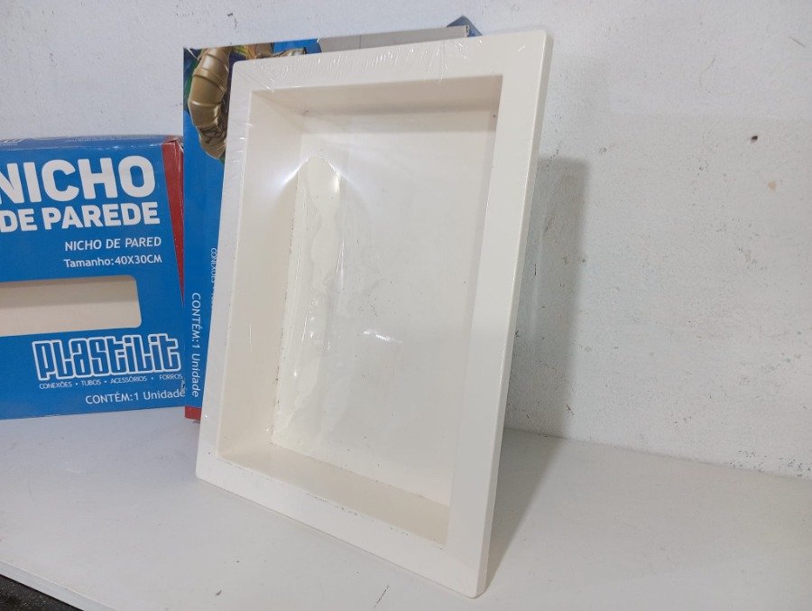 Nicho de empotrar en PVC blanco crudo - imagen 3