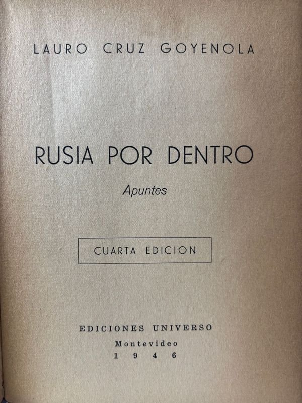 Libro de Memorias de un Revolucionario y Rusia por Dentro - imagen 2