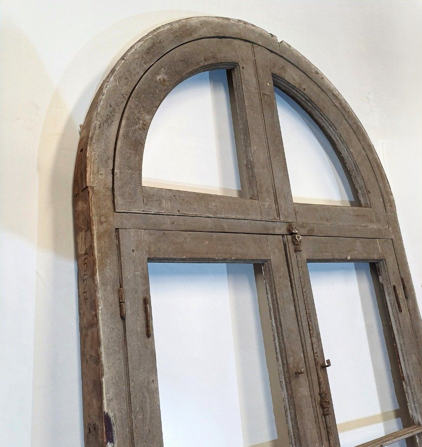Ventana antigua de madera con marco carpanel - imagen 6