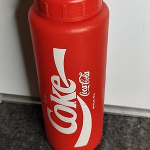 Caramañola Roja Coca-Cola con Pico y Sorbete - imagen 2