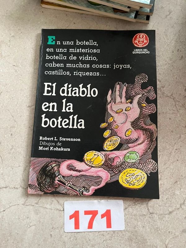 El Diablo en la Botella - Robert L. Stevenson (Libros del Quirquincho, 1988)