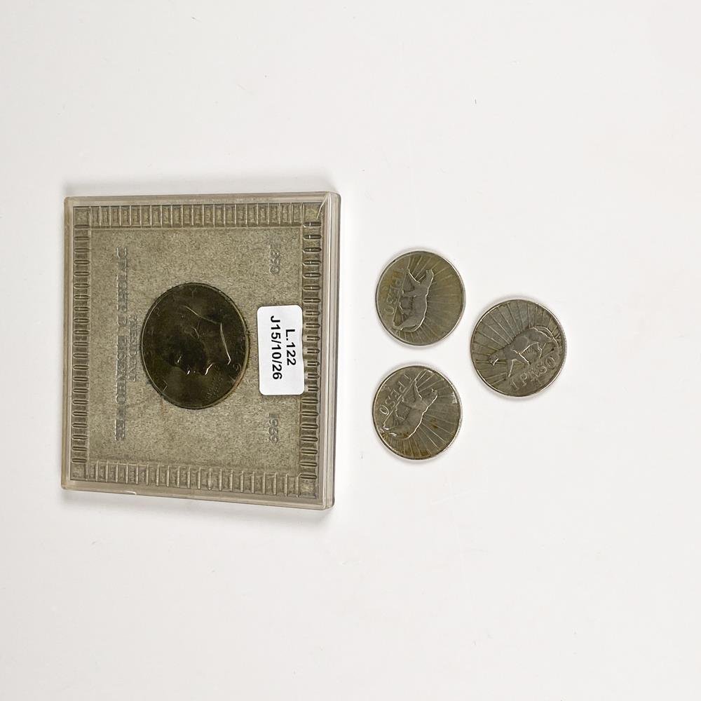 Tres Monedas de Plata: El Puma y Presidente Dwight D. Eisenhower