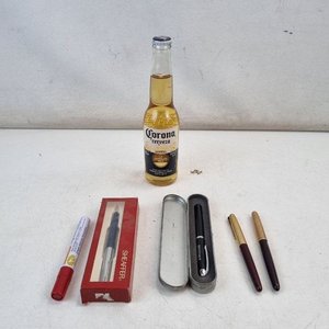 Conjunto de Plumas Fuente Antiguas y Rollerball: Sheaffer, Prochile y Más - imagen 1