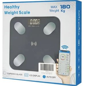 Balanza Inteligente Corporal Bluetooth Vidrio Templado Hasta 180 Kg - imagen 1