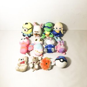 Lote de 12 Peluches Variados: Personajes Infantiles y Animales - imagen 1
