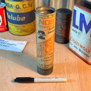 Latas de lubricantes antiguas (2 sin abrir) - imagen 7