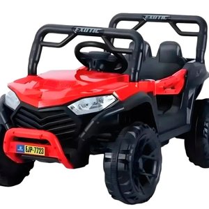 Auto Eléctrico Infantil Arenero 4x4 Recargable Rojo con Control y Cargador - imagen 1