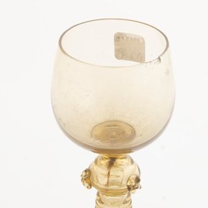Juego de 5 Copas de Cristal Murano Color Ámbar - 18cm - imagen 3