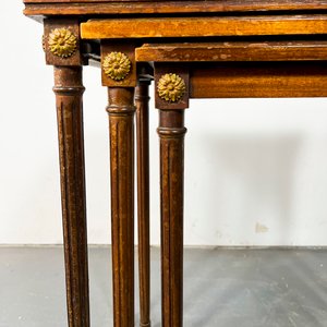 Juego de 3 Mesas Nido Estilo Inglés "Terna" Madera - imagen 3