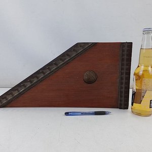Zither Antiguo de Madera 'Organización Musical Verdi' Montevideo - Para Restaurar - imagen 2