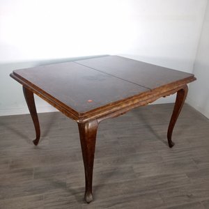 Juego de Comedor Francés: Mesa Extensible y 6 Sillas Tapizadas en Neoskai - imagen 7