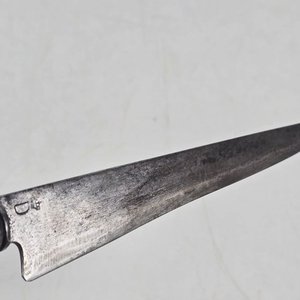 Cuchillo Criollo Antiguo con Sello "D" Coronada - imagen 5
