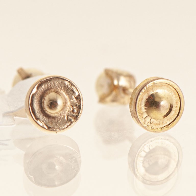 Parejas de aretes de oro con perlas - imagen 2