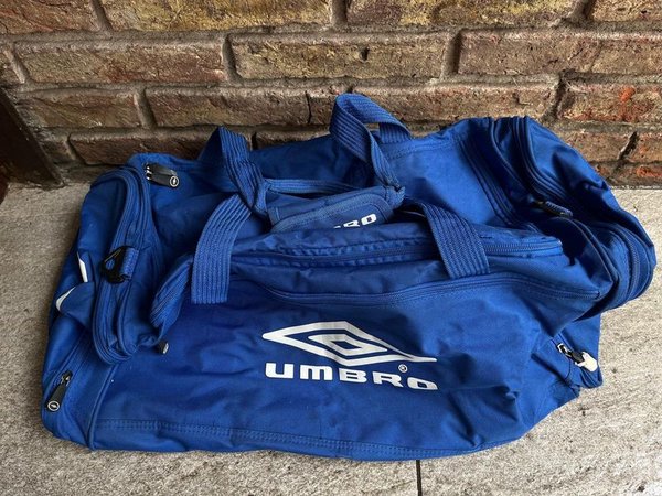 Bolso Deportivo Azul Umbro de Lona - imagen 1