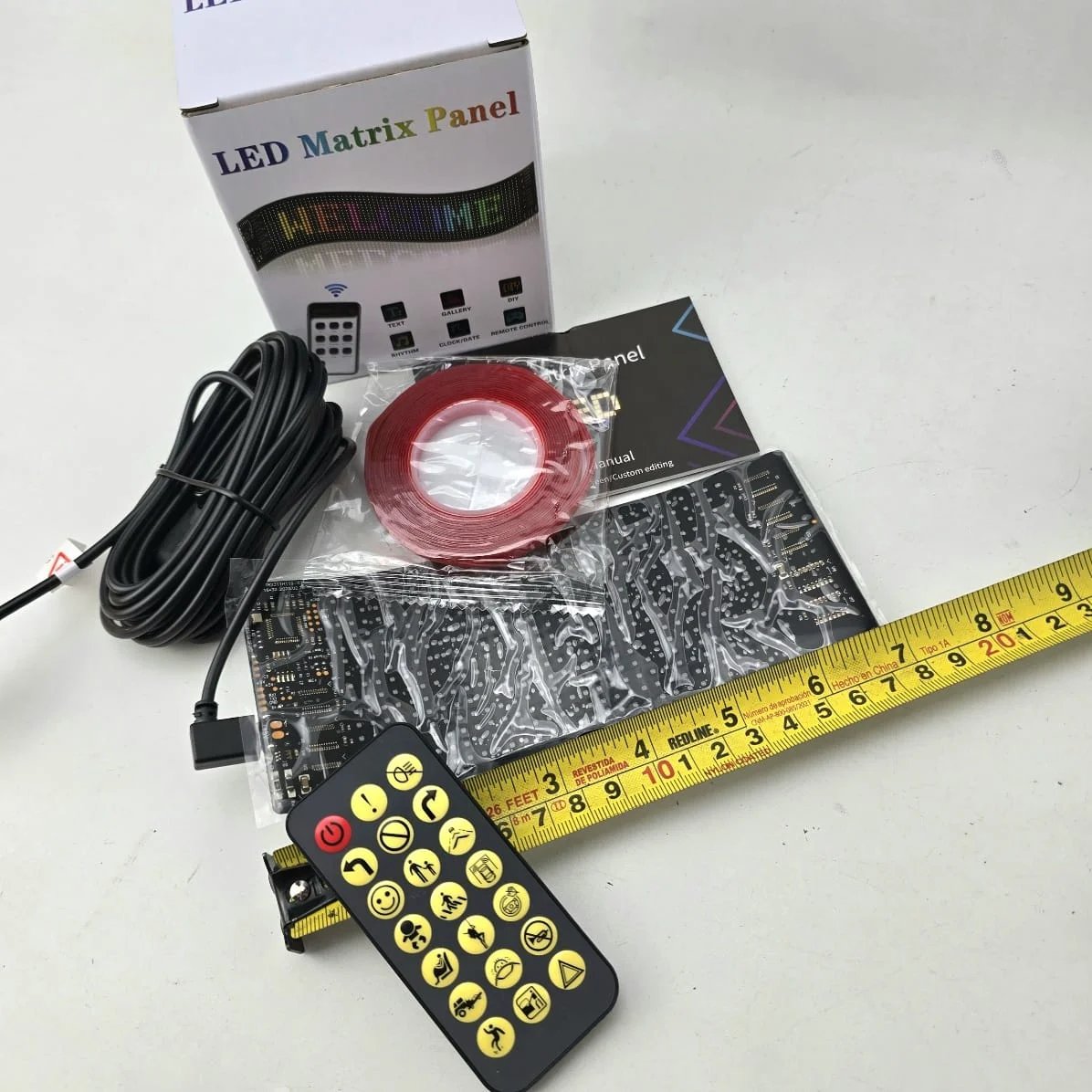 Panel de Matriz LED RGB con Control Remoto - imagen 9